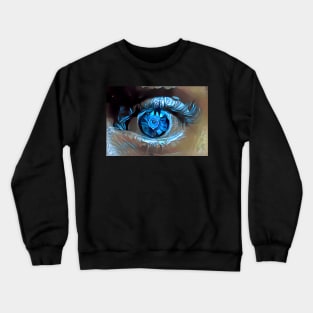 My Left Dreaming Eye Crewneck Sweatshirt